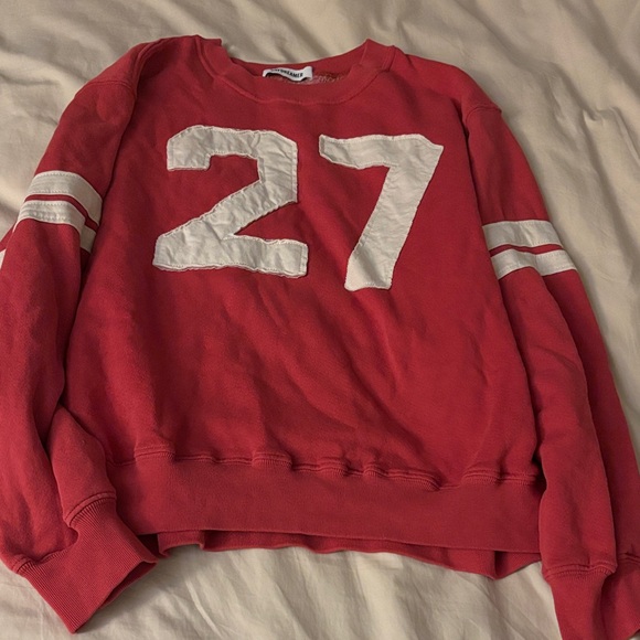 Daybreamer Red Sweatshirt with White Number 27 - Picture 1 of 1